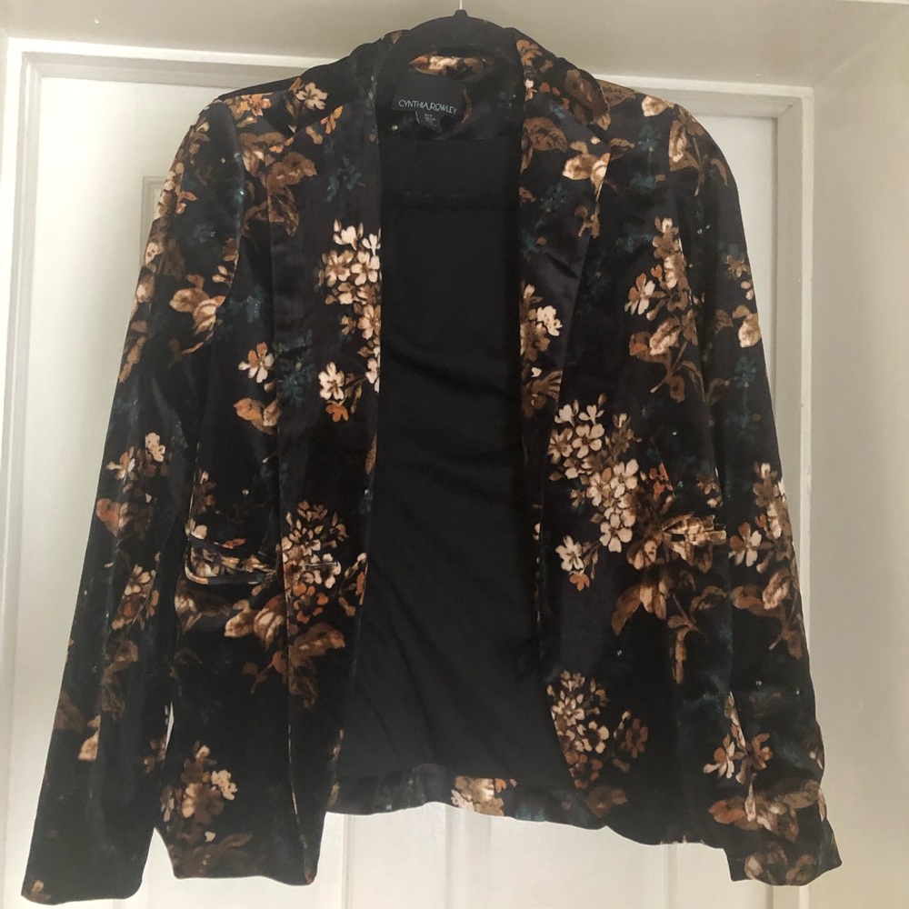 Velvet blazer